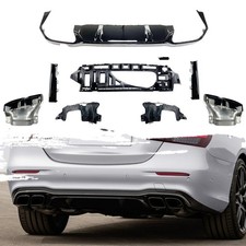 Diffuseur Performance Noir pour Benz W213 Classe E Berline AMG 2021-23 Facelift