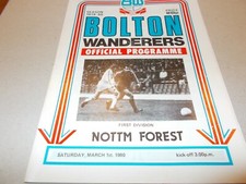 Bolton v Nottingham Forest