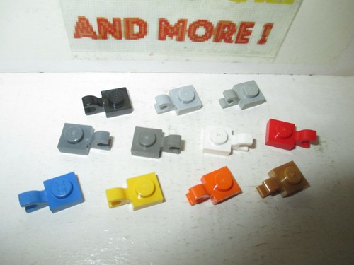 Lego plate plaque 1x1 clip - lego,