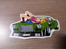 ancien autocollant auto ford