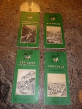 LOT DE 4 ANCIENS GUIDES VERT