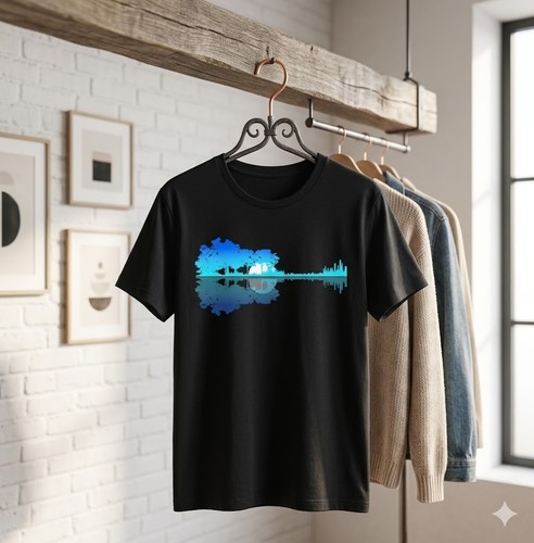 Guitar lake shadow love - love,