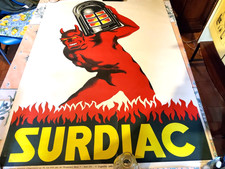 ANTIQUE/ORIGINAL VINTAGE POSTER DEAF POSTER 1954