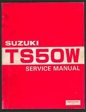 Suzuki TS50W (1983-on) Factory Issue Work-Shop Manual Repair Book TS 50 W FG52