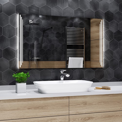 Miroir led salle - led, mural