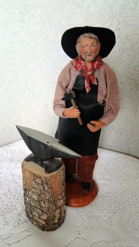 Doll handmade santon ancien - santon,