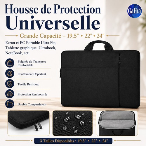 Housse protection ecran pc - de,