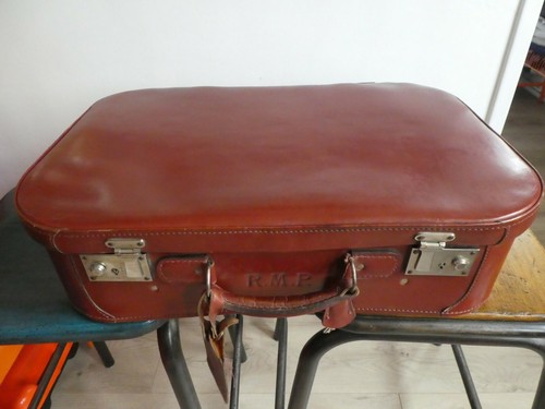 Ancienne valise cuir - ancienne,