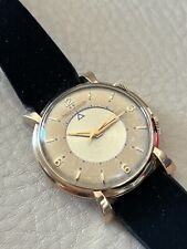 Vintage Jaeger LeCoultre Memovox 10K Gold Filled Alarm Wristwatch