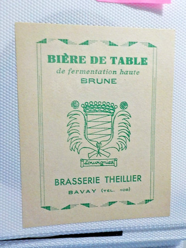 Etiquette biere brune - etiquette,