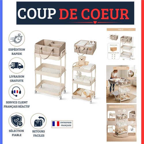 Chariot rangement bébé - , 3