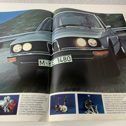 Bmw 520 e12 brochure de - /,