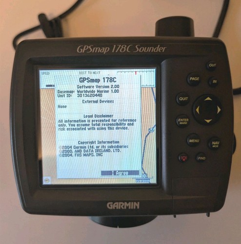 Garmin gpsmap 178c marine boat - garmin,