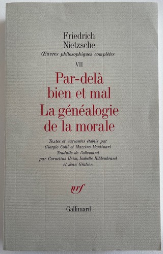 Friedrich nietzsche oeuvres - nietzsche,