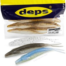 Deps Sakamata Shad Soft Plastic Fluke Jerkbait 4” 5” 6” 7” 8”