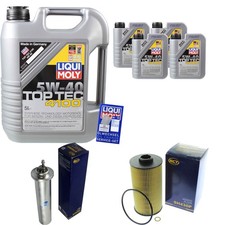 Kit D'Inspection Filtre Huile Liqui Moly 9L 5W-40 pour BMW 7er E38 740i Il 735i