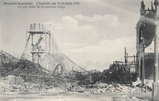 Brussel - Brussels - The 1910 Exhibition after the fire -97695