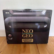 NEO GEO AES Console System Boxed neogeo SNK Tested JAPAN w/AV adapter