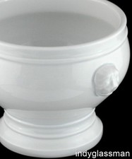 Pillivuyt (France) CULINAIRE WHITE Large Lions Head Soup Tureen 30 oz. (1 left)
