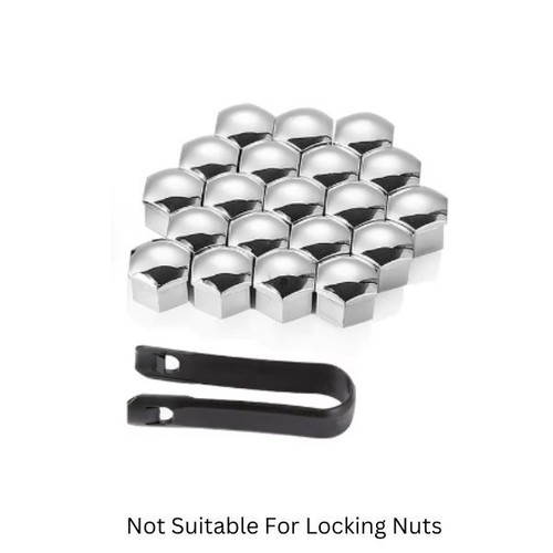 Chrome wheel nut bolt covers - bolt,
