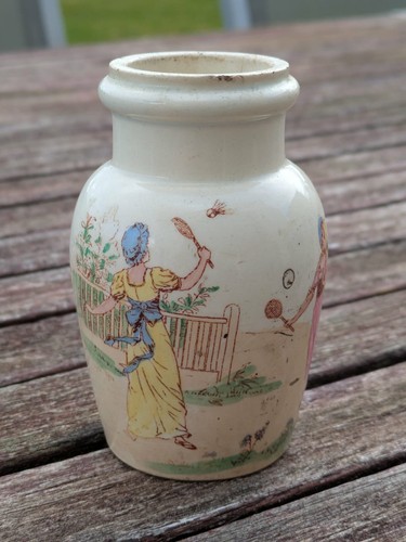 Ancien pot moutarde fin xix - de,