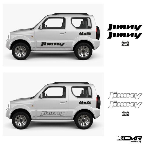 Adhésifs suzuki jimny 4x4 - adhésifs,