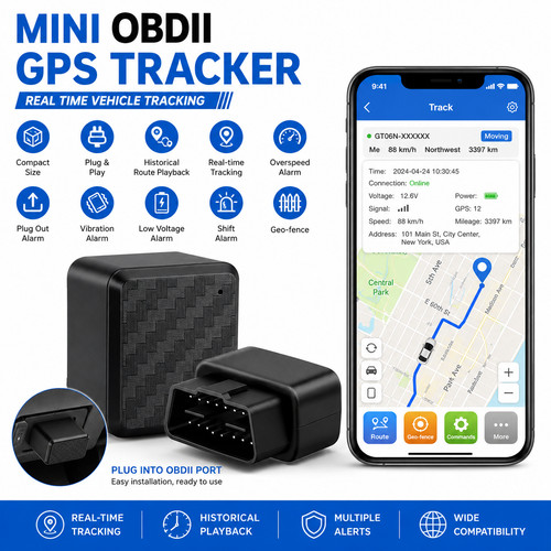 Obd2 gps tracker real - obd2,