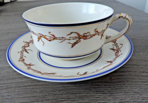 Tasse soucoupe rinceaux - tasse, .soucoupe