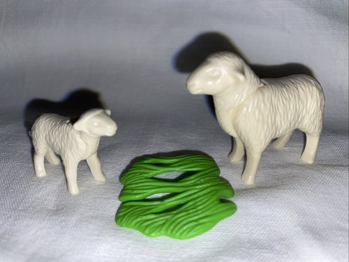 Playmobil sheep and its small