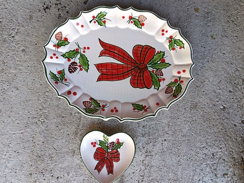 Ancien plat service - service, et