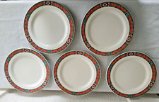 **VILLEROY ET BOCH LUXEMBOURG 5 ASSIETTES A DESSERT CORPO