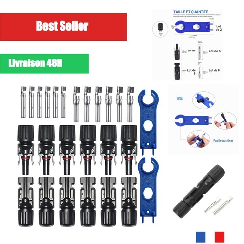 Paires connecteurs solaires - paires,