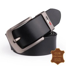 Ceinture Cuir Véritable Homme
