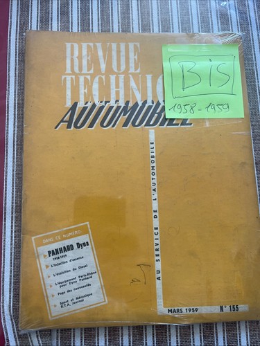 Revue technique panhard - technique, dyna