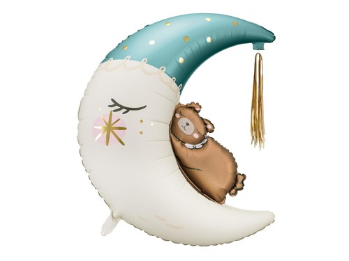 Ballon gonflable lune avec - lune,