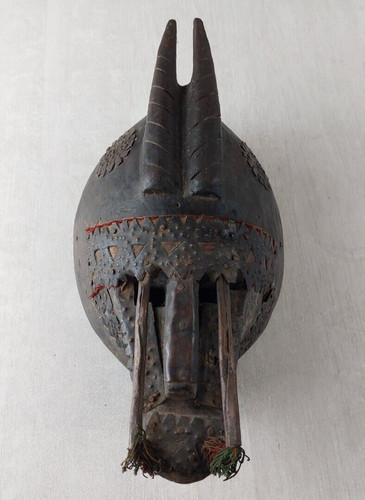 Ancien masque africain en - ancien, africain,