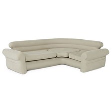 Intex Inflatable Corner Living Room Neutral Sectional Sofa | 68575EP (Open Box)