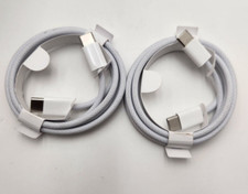 2X Genuine Apple OEM A2795 Braided Type-C to Type-C Charging Cable USB-C 1M