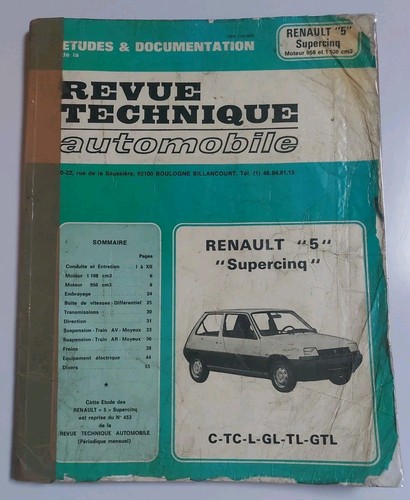 Rta revue technique automobile - technique,