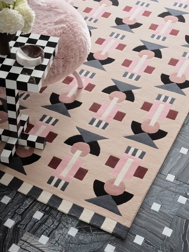 Tapis touffeté design
