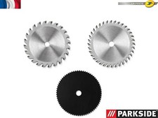 PARKSIDE® 3 lames de scie circulaire 85mm PHKSA 12 A2 PHKSA 12 A1 bois métal pla