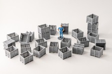 30 caisses plastique H0 1:87