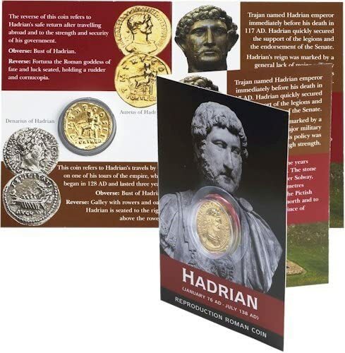 Hadrian romain pièce - or, de