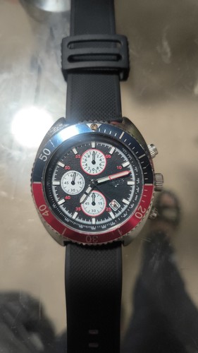 Montre chronographe lige pepsi - chronographe,