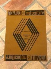 Tapis de jeux de cartes, publicitaire, RENAULT MOTOCULTURE
