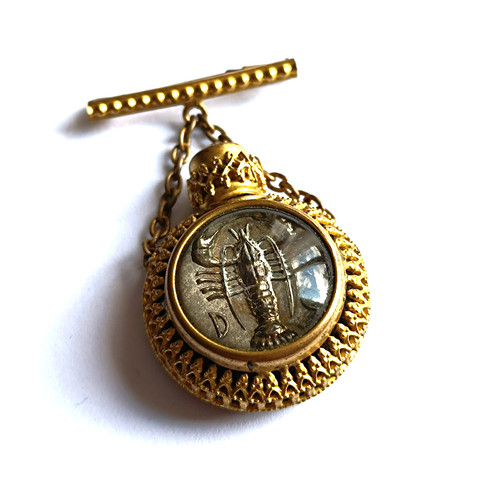 Broche fiole parfum mini - à,