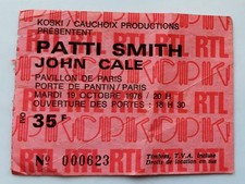 ticket billet used place