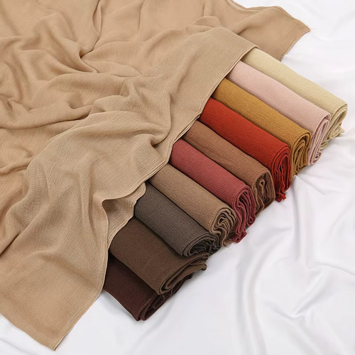 Châle hijab femme plissé - hijab,