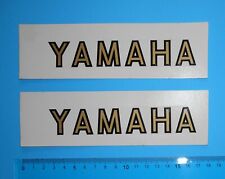VINTAGE ORIGINAL STICKER DECAL STICKER YAMAHA SET 2 PIECES