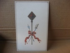 AS de Carreau - Rare Chromolithograph - Playing Card 19th Century J. Gringonneur